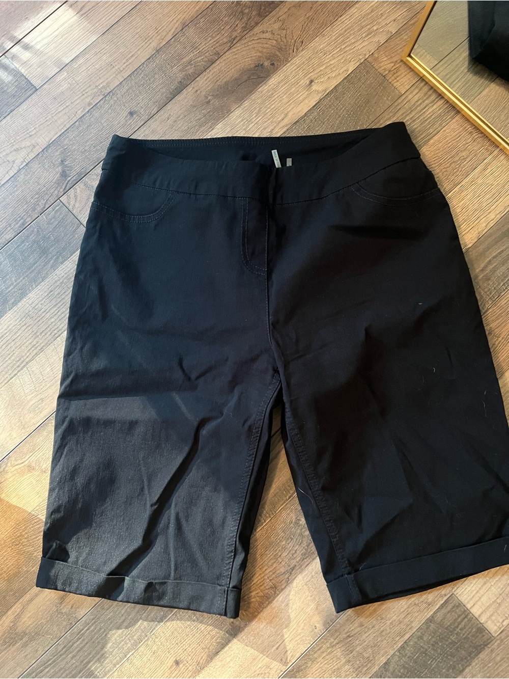 Soft Surroundings Black Bermuda Shorts